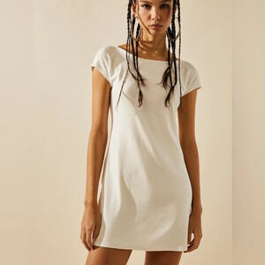 NWOT Free People Beach Rosalia Low Back
Mini Dress Natural Size : XL